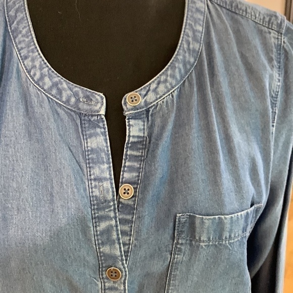 Jjill denim tunic Small petite excellent condition like new - Picture 5 of 6